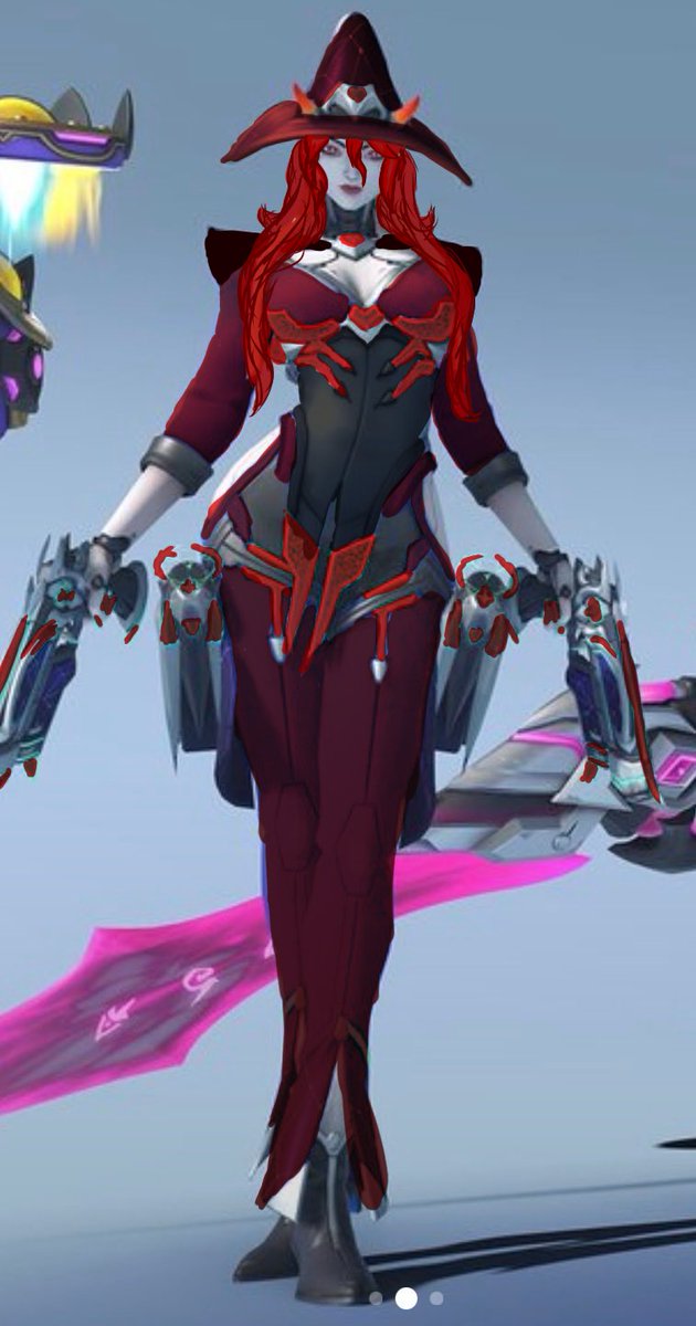 Lousxoxo's tweet photo. If they wanted to they couldve done a good job.
(Ignore that its bad i rushed it just to show how this design had potential but blizzard wasted it.)
#shion 
#owtwt
#shionow https://t.co/CCl6NtaW4a