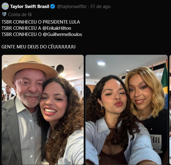 pedropomper's tweet photo. 🚨 EXPOSED DE EVENTO/ROLEZINHO EM BRASÍLIA PARA FANDOMS BANCADO PELO GOVERNO FEDERAL:

31/08, Salão Leste do Planalto. Assinatura de dois decretos: cambismo digital e água em evento. 

Pauta da Secretaria-Geral. Discurso do Boulos, da Margareth, do Lula.

Na plateia: página de BTS, Taylor, Ariana, Harry, Gaga, Blackpink e companhia.

NENHUM foi por conta própria. NÓS bancamos tudo isso e vou mostrar os custos dessa "patifaria".

Segue o fio... 🧶