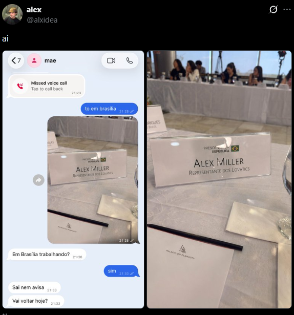 pedropomper's tweet photo. 🚨 EXPOSED DE EVENTO/ROLEZINHO EM BRASÍLIA PARA FANDOMS BANCADO PELO GOVERNO FEDERAL:

31/08, Salão Leste do Planalto. Assinatura de dois decretos: cambismo digital e água em evento. 

Pauta da Secretaria-Geral. Discurso do Boulos, da Margareth, do Lula.

Na plateia: página de BTS, Taylor, Ariana, Harry, Gaga, Blackpink e companhia.

NENHUM foi por conta própria. NÓS bancamos tudo isso e vou mostrar os custos dessa "patifaria".

Segue o fio... 🧶