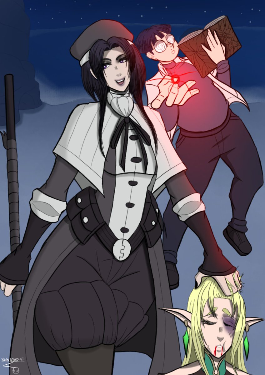 RedDesign13's tweet photo. A spoiler of the mini-comic I'm making about my mage—whom I call Violet; I'm still working on the dialogue and creating more pages.
#oc #digitalart #ibispaint https://t.co/Cckz2mLPQd