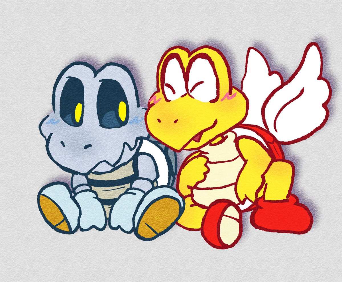 CherryD00mer's tweet photo. Dry bones and paratroopa phone doodlee https://t.co/emHNvvGkhK