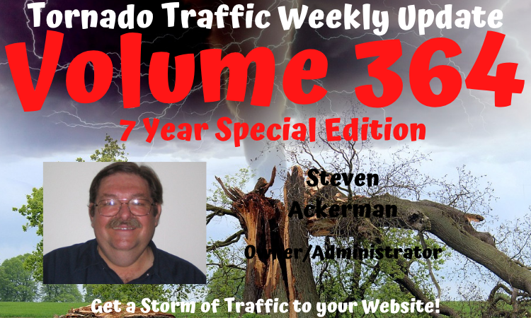 ackerman55's tweet photo. Tornado Traffic Weekly News (Volume 364) https://t.co/SMEh20EGj0 https://t.co/vyPB45UfQV