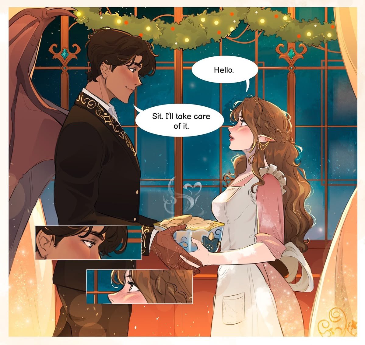 myselfhaze's tweet photo. “But Azriel only took Elain’s heavy dish of potatoes from her hands, his voice soft as night as he said, “Sit. I’ll take care of it.” https://t.co/ZTOGXSFaB6