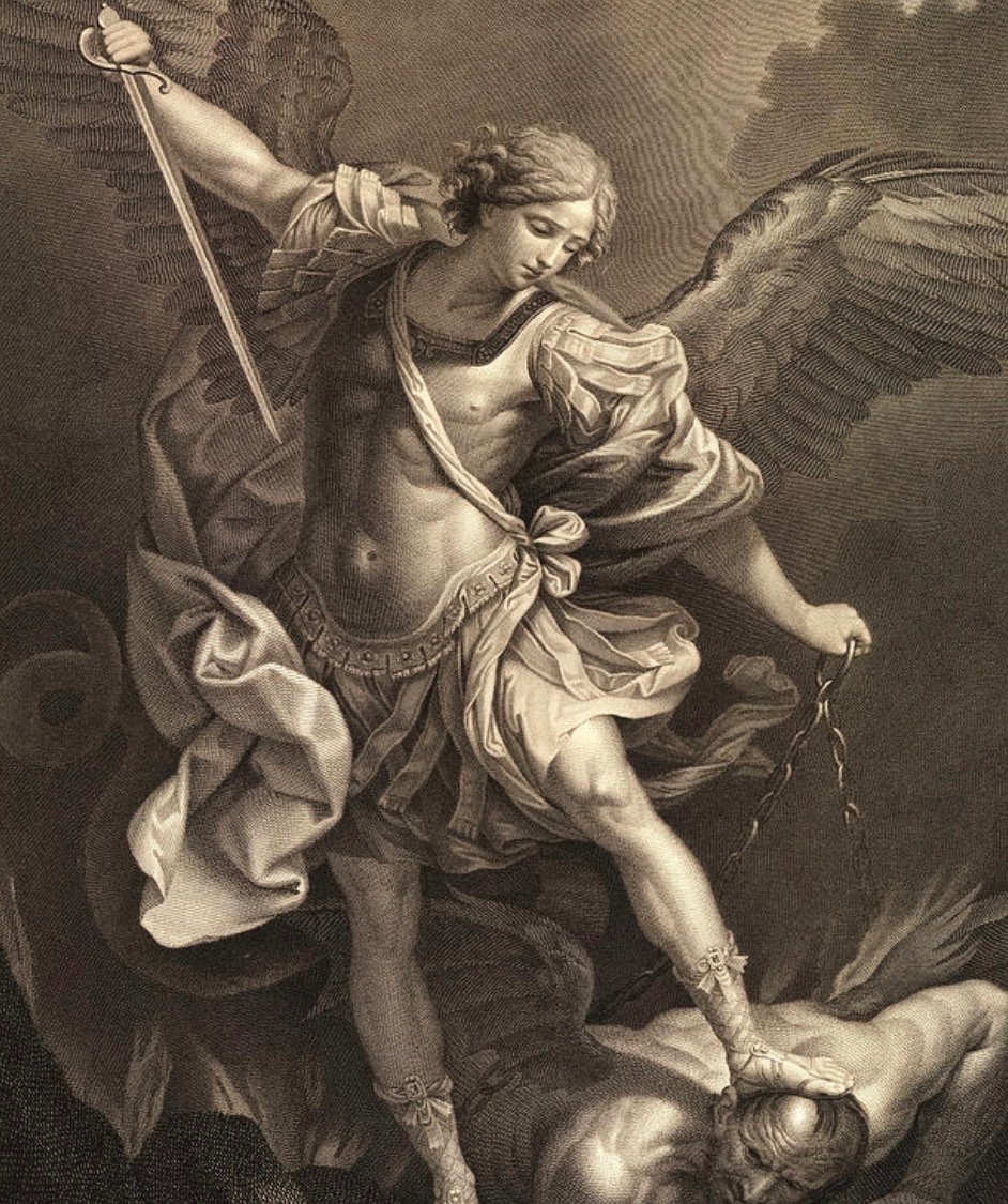 prayandfast2's tweet photo. O Prince of the heavenly hosts, by the power of God, thrust into hell Satan, and all the evil spirits, who prowl about the world seeking the ruin of souls. Amen https://t.co/Kzaix1VQvE