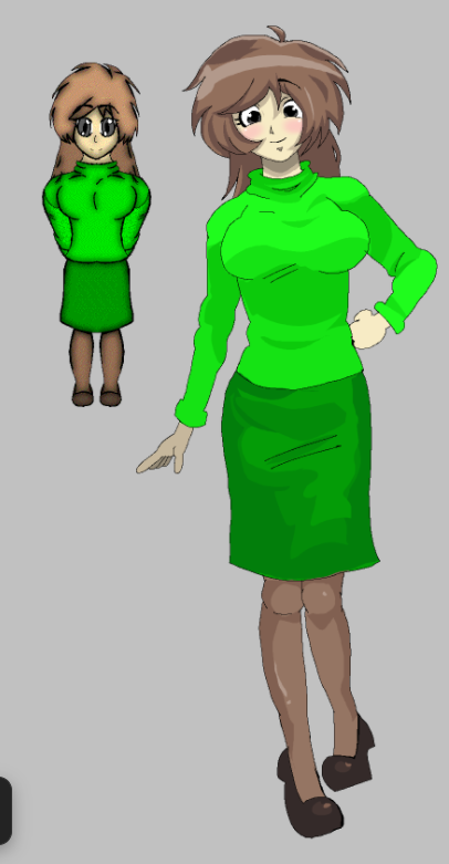 castorencavale's tweet photo. genderbend baldi redesign again.. https://t.co/JIxvN5SelF