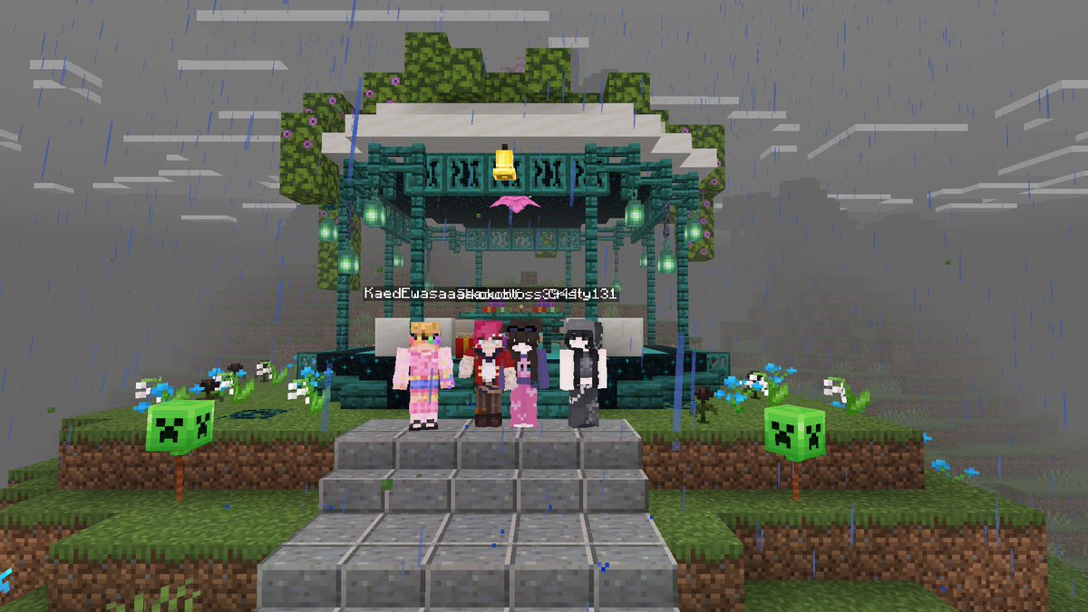 blossxmbabe's tweet photo. Fotitos de mis personas favoritas en Minecraft. https://t.co/i4pgFZuUXJ