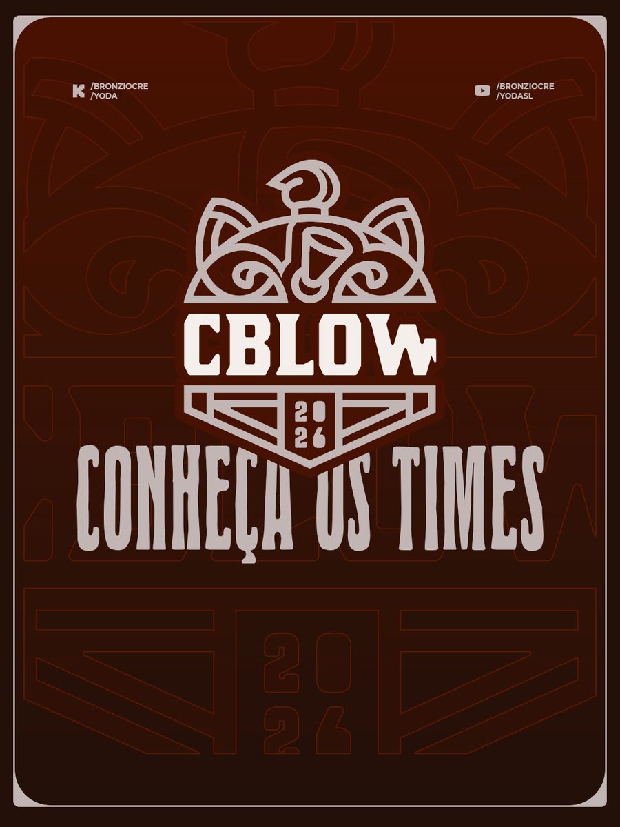 CBLOW_BR's tweet photo. Dia 11/10, começa a segunda temporada do CBLOw!

E os times oficialmente foram formados, bora conhecer? 
(Os times obrigatoriamente precisam usar os reservas, trocando um dos atletas (menos o pé de chave) a cada partida.)

+ https://t.co/SaWVzmHuCn