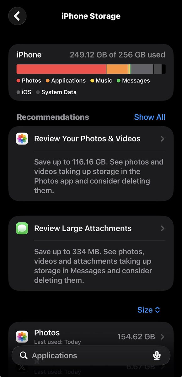 BigBritishLad's tweet photo. Think I need to sort phone storage out!! https://t.co/VDUjJO77DC