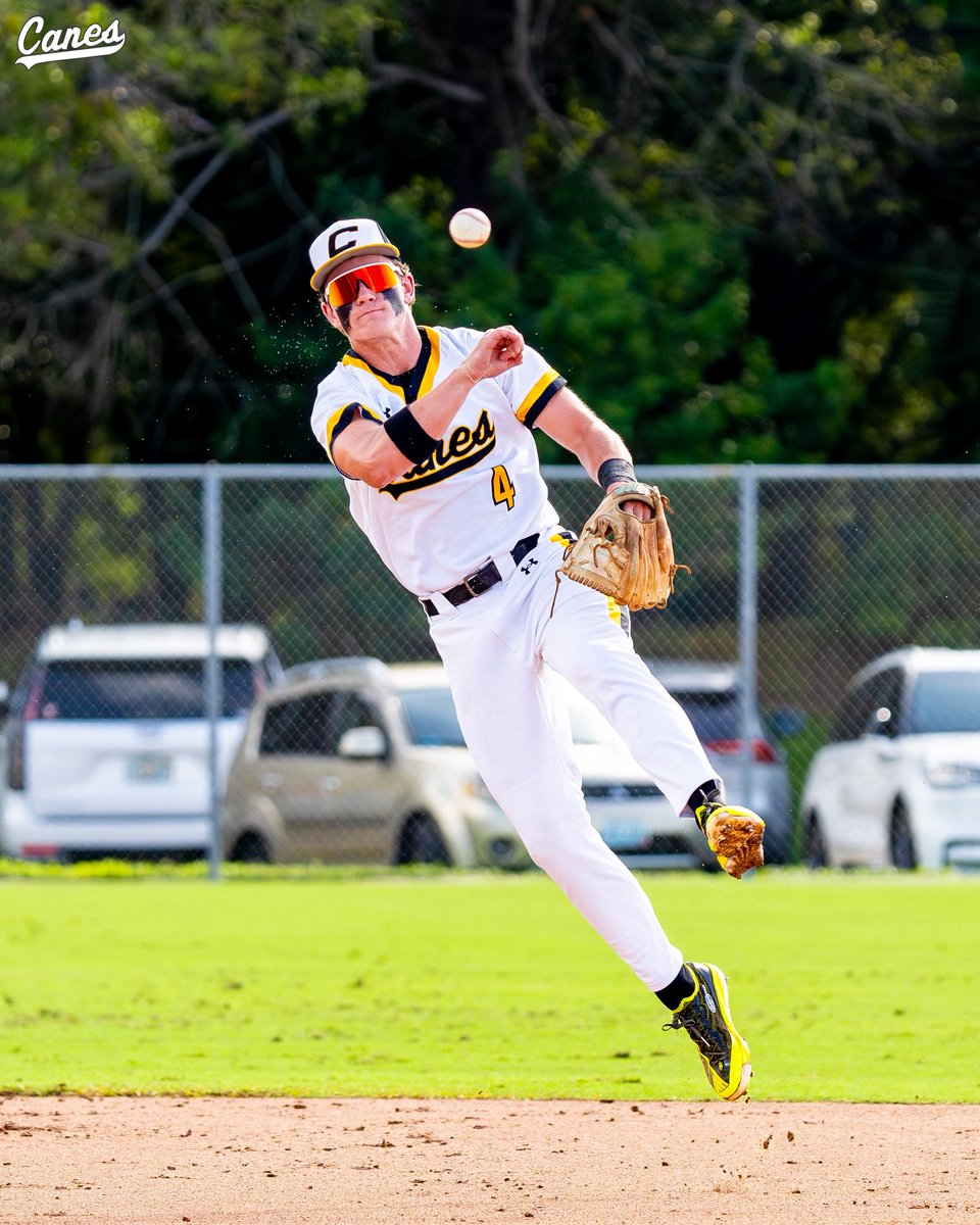 TheCanesBB's tweet photo. Today’s action💥

#thecanes #DifferentBrandOfBaseball https://t.co/S28wflPUN1