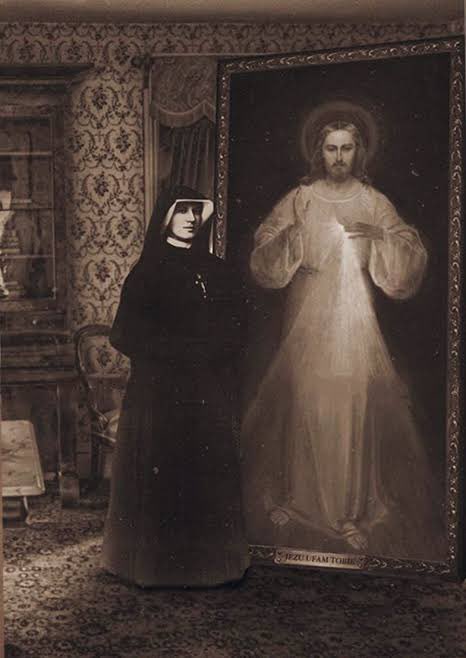 KateKcollins1's tweet photo. Mary appears to people. Jesus almost never does.

That’s what makes today so important.

Lourdes. Fatima. Guadalupe. Mary comes again and again, always pointing us to her Son.

But in 1931, in a small convent in Poland, Jesus came Himself.

He appeared to a sister named Faustina. 

A poor farm girl with little formal education. A woman given ordinary work in the kitchen and at the convent gate.

And He gave her a mission:

Tell the world about My mercy.

Not someday. Now.

He asked for an image bearing five words: Jesus, I trust in You.

He gave her the Chaplet of Divine Mercy, the Hour of Mercy at 3 o’clock, and a feast on the Sunday after Easter.

Faustina died on this day in 1938. She was 33.

Then the devotion faced a painful setback. Rome restricted it in 1959, and those restrictions were not lifted until 1978. A young bishop from Kraków named Karol Wojtyła helped advance her cause. He later became Pope John Paul II, canonized Faustina, and established Divine Mercy Sunday for the whole Church.

The message she was given is still before us:

Jesus is rich in mercy. Trust Him.