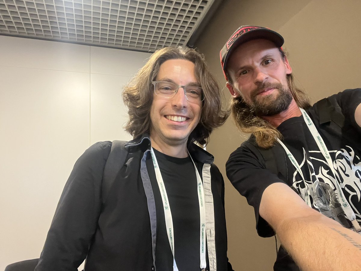 FBorsik's tweet photo. “#Rust 🦀 for Linux Office Hours at @linuxplumbers 2026
https://t.co/YBaDOKzzX5
So cool to meet @aliceryhl and #MiguelOjeda 🙏
#LinuxPlumbers #OpenSource #Linux #FLOSS #FOSS #LinuxKernel #Kernel #LinuxPlumbers2026 #RustLang https://t.co/E1x9c0TYzB