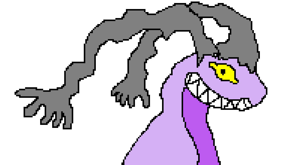 GhostlyGoodra's tweet photo. // first draft. I don't know if i wanna keep the teeth and eyes since ideally i don't want her to look threatening, she's still a goodra at the end of the day. https://t.co/y9ObuGI3OI