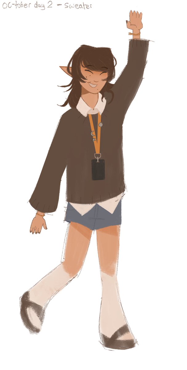 orangexpeels's tweet photo. The first few days of oc-tober!! 
def my fav prompt list I’ve seen!

(lowkey forgot to do the first day) https://t.co/sH3rj8hpbQ