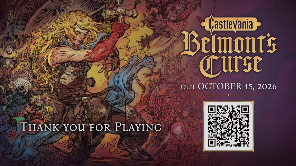 CallofDuty_Blog's tweet photo. Castlevania: Belmont's Curse Demo is out now on all platforms! https://t.co/s64kdgumig You want more Castlevania? You got it! #Castlevania #CastlevaniaBelmontsCurse #BelmontsCurse https://t.co/hTezUPBPz3
