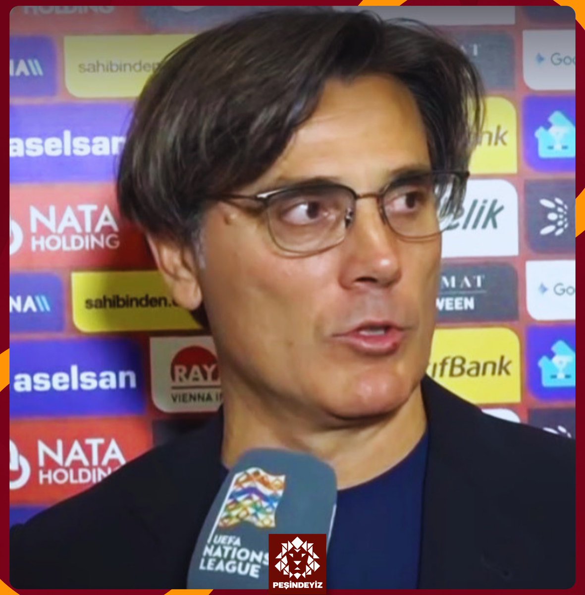PesindeyizApp's tweet photo. Vincenzo Montella: "İtalya ile oynadığımız maçın ilk yarısının haricinde çok olumlu performanslar gösterdik. Bütün rakiplerle korakor mücadele ettik." https://t.co/QfSUQn0wUV