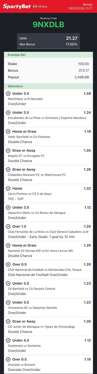 ceobesttips's tweet photo. MIDNIGHT 🕛 

ODDS: 21+ 🔥🔥🔥

9NXDLB 💰💰💰

GOOD LUCK 🍀 https://t.co/lWkIBtlDbS