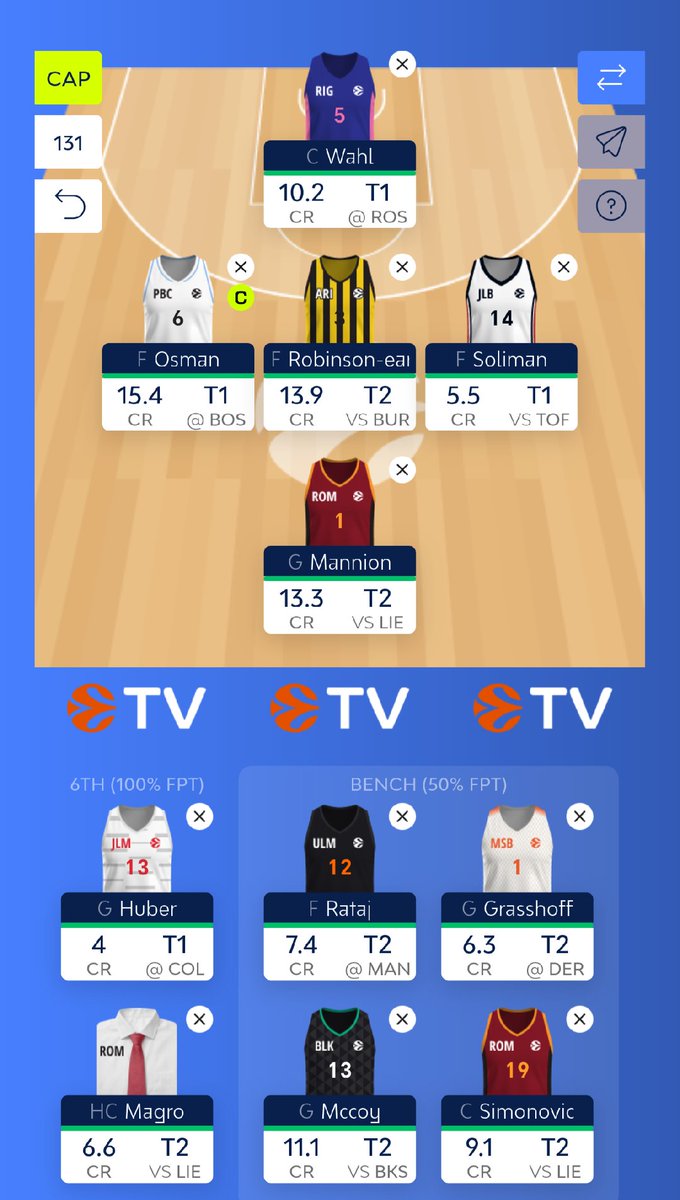J44967996's tweet photo. @SDaniel1993 @PirELFantasy We got similar teams https://t.co/PxNTNFLIS4