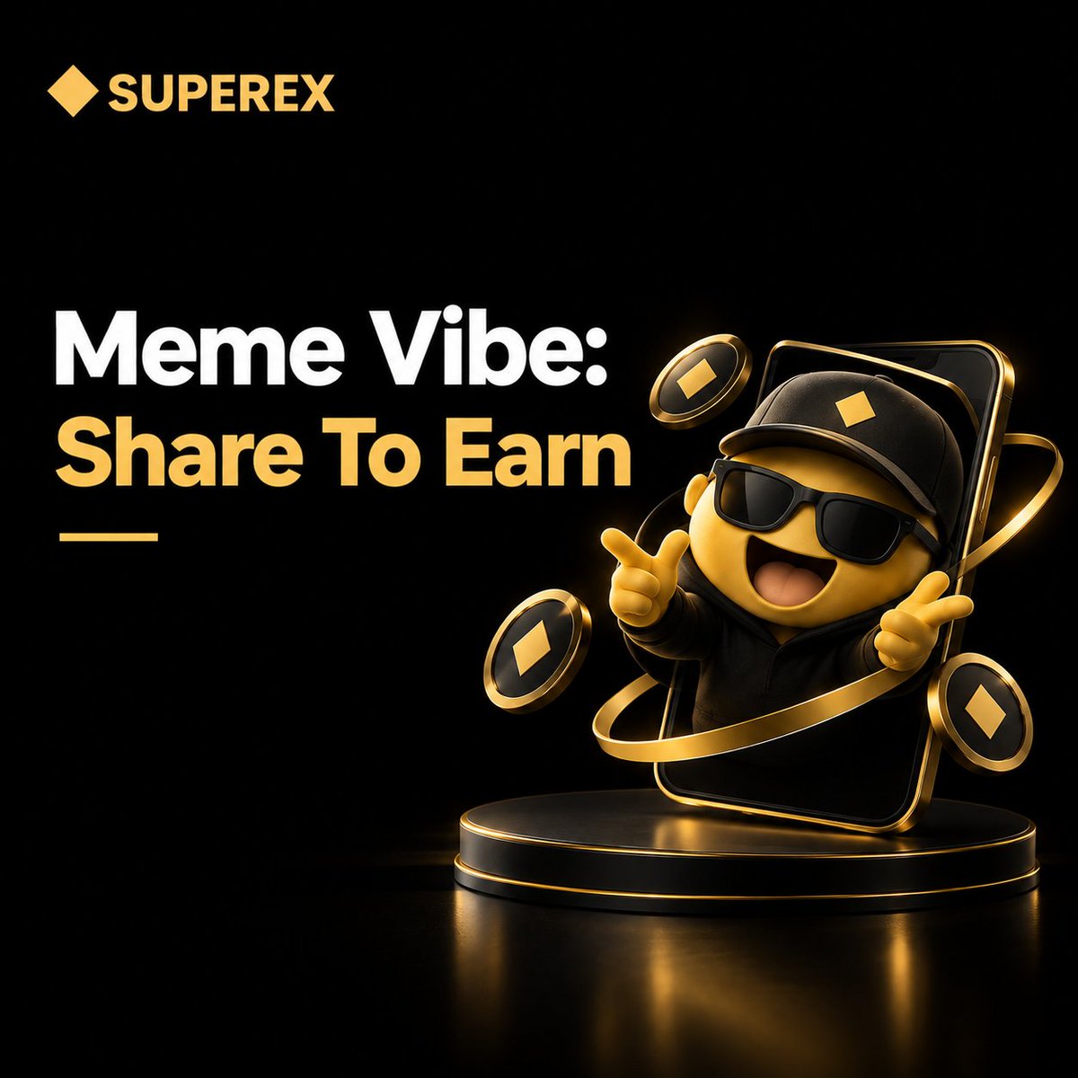 SuperEx_NG's tweet photo. 📢 Meme Vibe - Share to Earn — 24H Only!

Got a creative side? Let’s see it.

🗓 Duration: 24 Hours | Ends by 23:59 UTC 6th Oct 2026

🏁 How to Participate:
- Share a meme + your SuperEx UID

The meme can be related to any recently listed token listed on SuperX spot to qualify.

🎁 Rewards:
4 winners will receive $5 Trial Fund each

Good luck 🤞