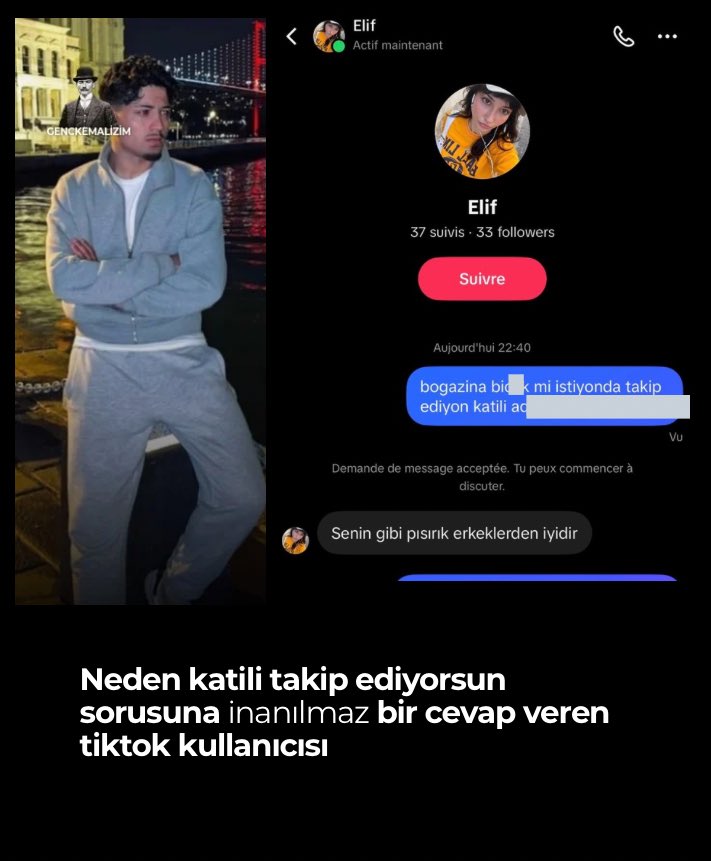 ismailistifa's tweet photo. Neden katili takip ediyorsun sorusuna inanılmaz bir cevap veren tiktok kullanıcısı https://t.co/BbABaPeDqG