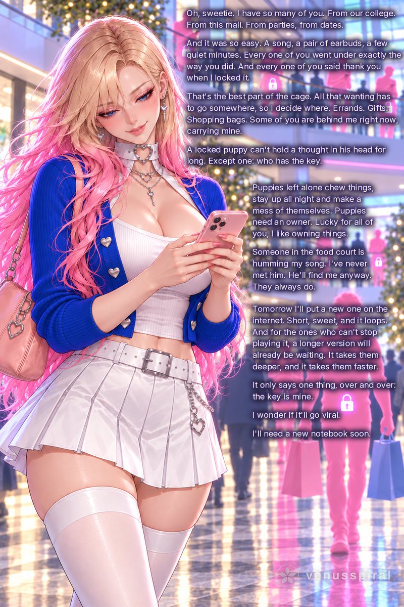 TheVenusSpiral's tweet photo. Locktober with Miss Opal · Part 3

Tomorrow the Locktober event opens for all of our patreon puppies. Link below💙 

Comment if you want to be locked under control of Miss Opal 🔒 

#femdom #locktober #hypno #2dFD #chastity #mistress #hypnosis #caption #femdomcaption https://t.co/yIegIXDPrG