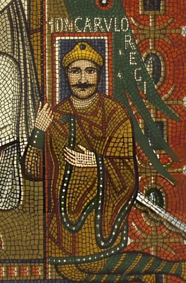 URDailyHistory's tweet photo. 9 Oct 768: #Charlemagne and his younger brother #Carloman I are crowned Kings of The Franks. Charlemagne would become Holy #Roman #Emperor December 25, 800. #History #OTD #ad https://t.co/mByNj4cmWN https://t.co/R5BWAhDrSv
