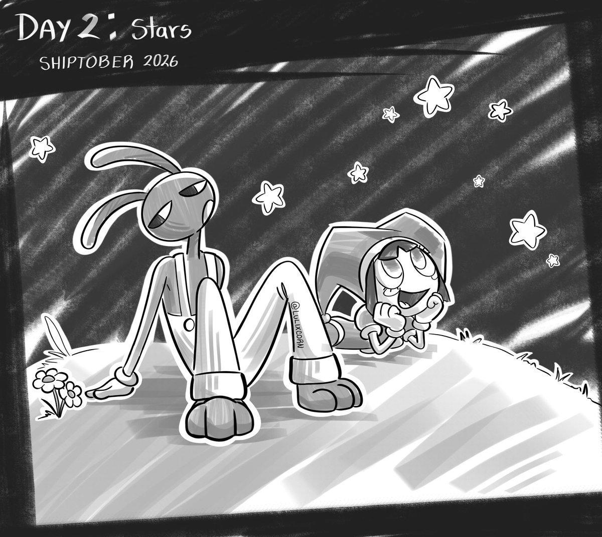 lulixcorn's tweet photo. SHIPTOBER 2026
Day 1 &amp; 2 

#funnybunny #digitalcircus #pomni x #jax https://t.co/lVaP3q58Gd