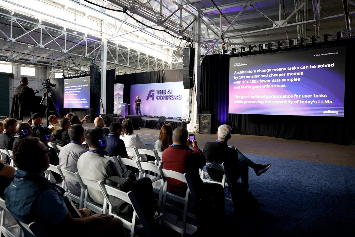 AIconference's tweet photo. Big ideas took the stage at The AI Conference 2026. 🎤

Across three days at Pier 48, builders, researchers, and leaders shared what they’re learning, what they’re building, and where AI is headed next.
Thank you to every speaker who brought their perspective to the stage and every attendee who joined the conversation.