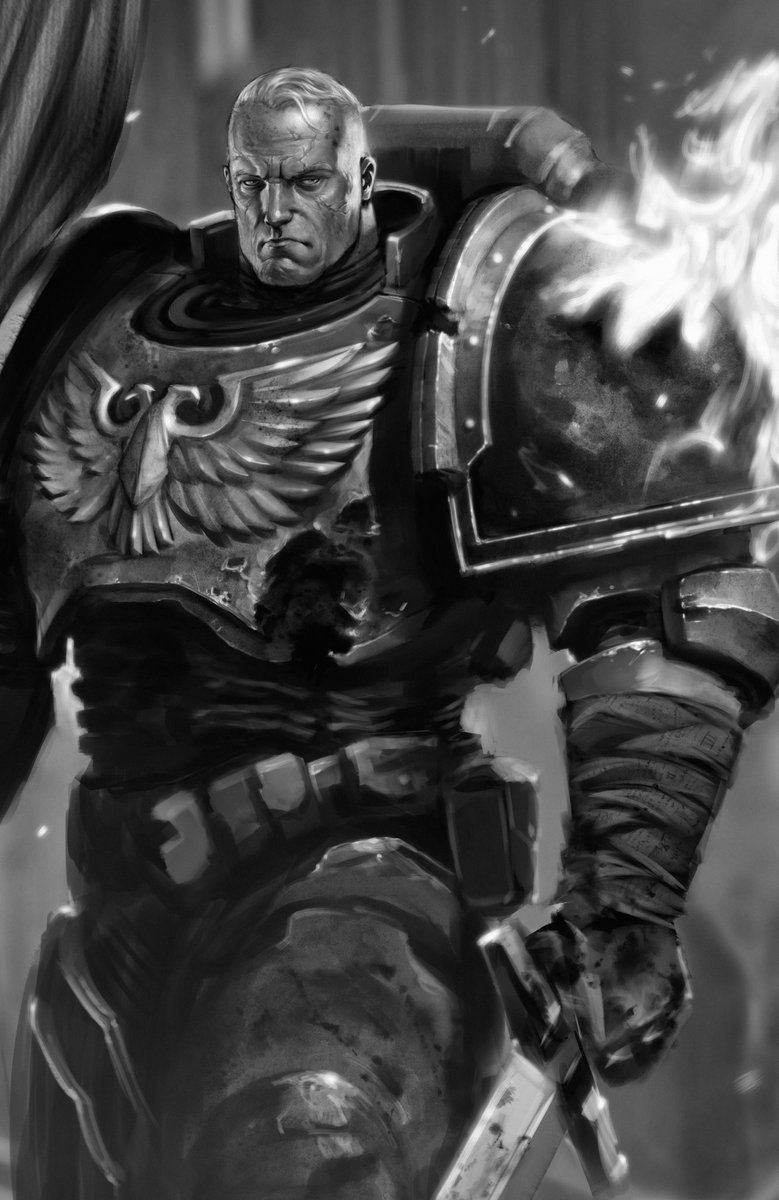 TattooBabay's tweet photo. RYLANOR 

Ancient of Rites of the Emperor's Children Legion from the first generation of Astartes, who had the extraordinary honor of fighting alongside the Emperor Himself. https://t.co/U5kctL5ayZ