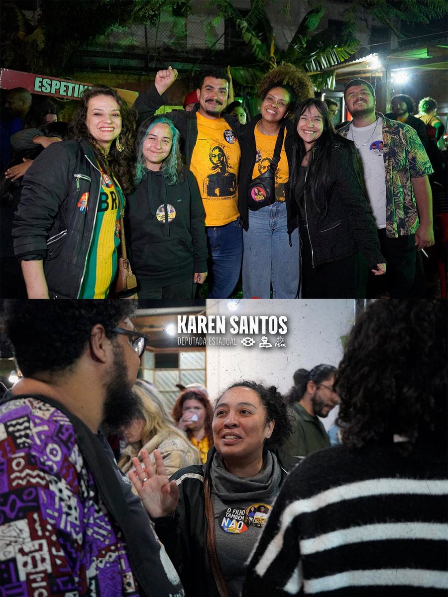 karenpsol's tweet photo. Agradeço cada pessoa que esteve junto e que segue na luta, nossa luta incansável por um mundo melhor. 

Seguimos, mais firmes que nunca! Mais convictos de que um novo futuro é possível ✊🏾💛 https://t.co/wSXh7Jxmeg