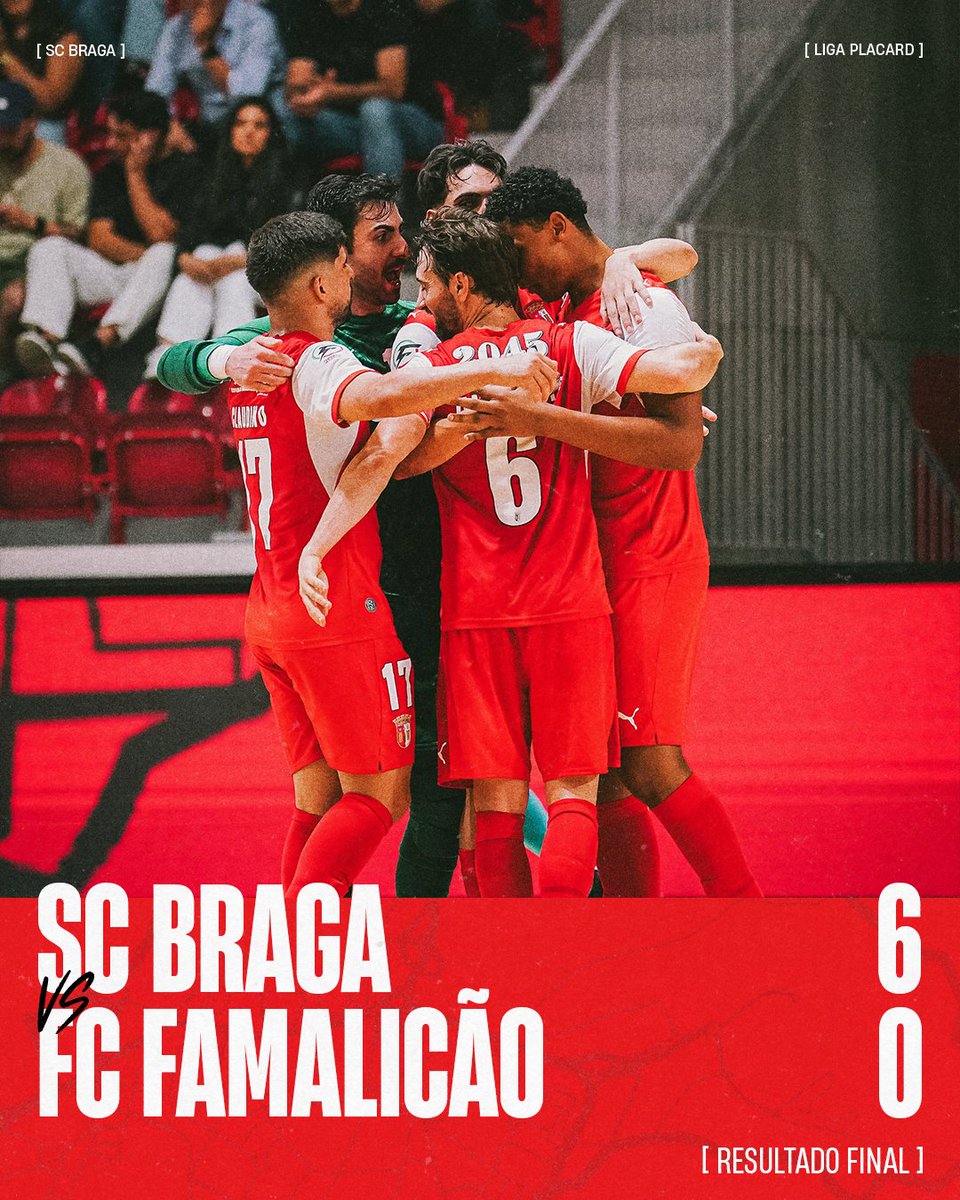 Modalidades_SCB's tweet photo. Job done. Que noite, Gverreiros! 🔥

#LigaPlacard | #SCBFCF | #FutsalSCB https://t.co/V0gtpigOuE