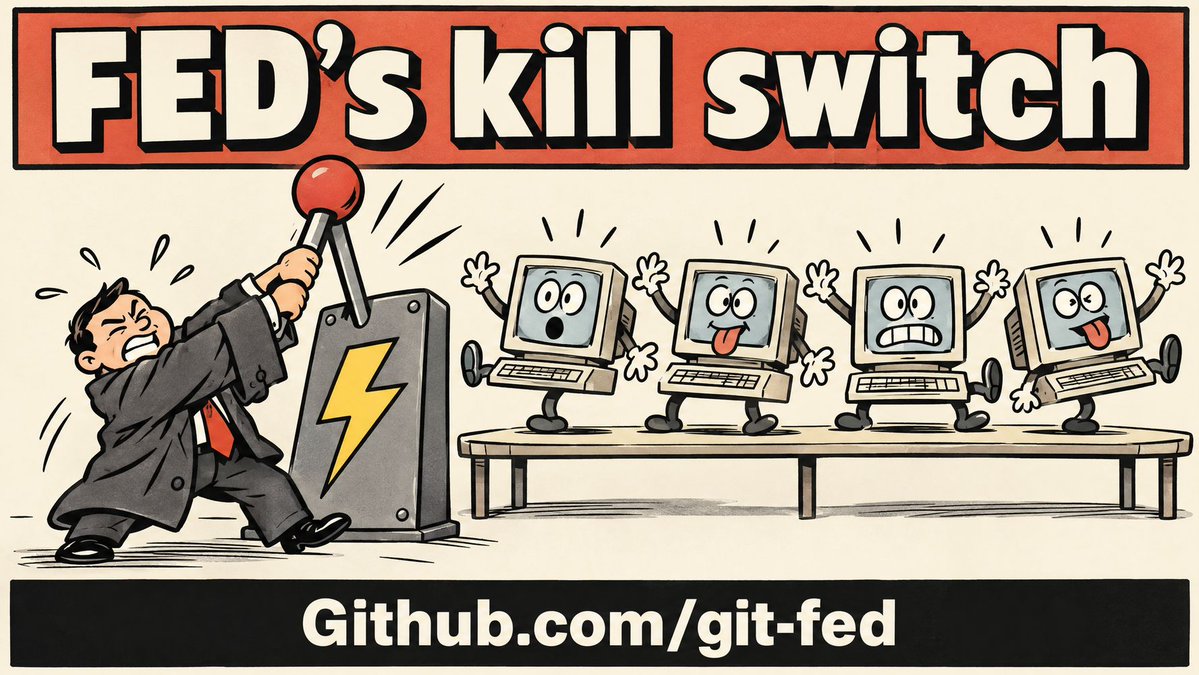 FedpromptlyOS's tweet photo. One pull. They're done. FED's kill switch — every AI agent answers to an off switch. No rogue bots, no runaway processes. You stay in charge, always. https://t.co/JIpp6Ct99o #OpenSource #AI #BuildInPublic #Automation #DevTools https://t.co/wP1cr1jlf2