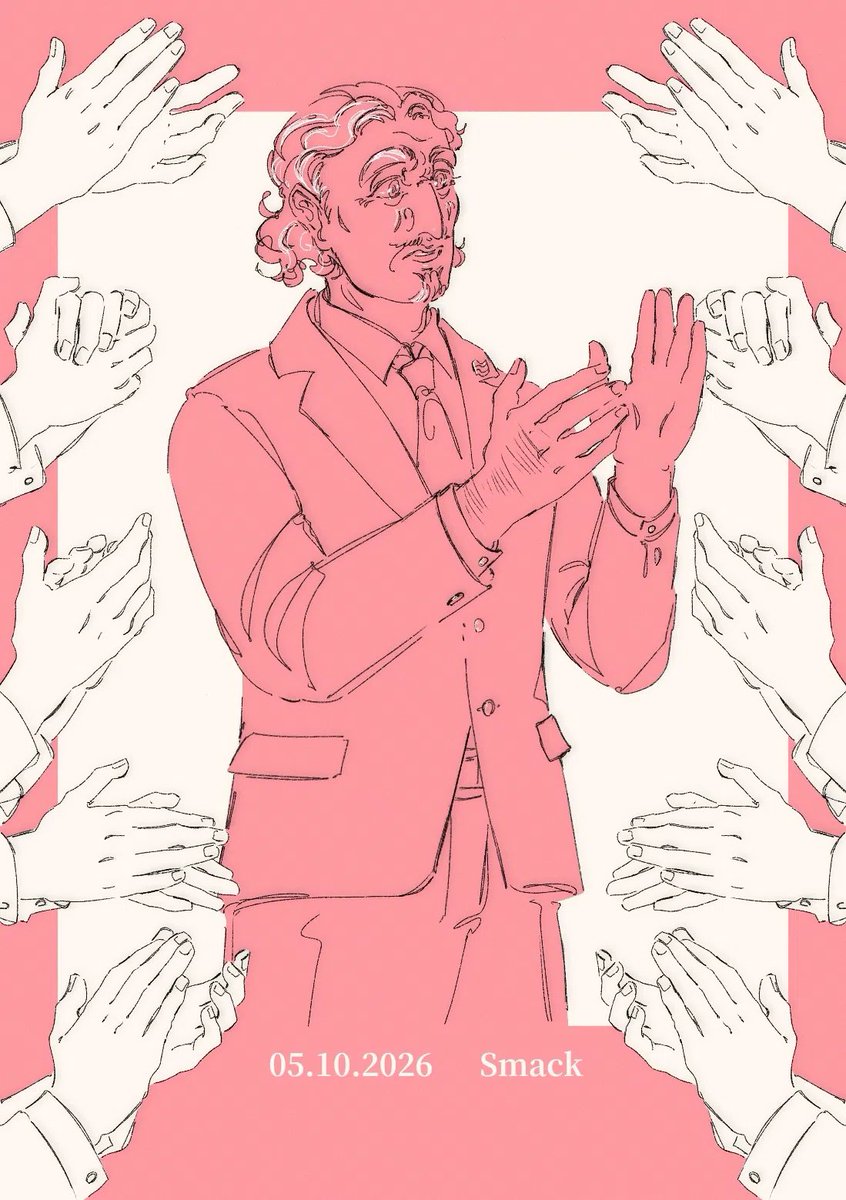 AnnBragin's tweet photo. Eduard Nikolaevich claps louder than anyone at Surgen's concerts!

#inktober2026 • #inktober • #sketches • #RFau https://t.co/QZMJUFjuMg