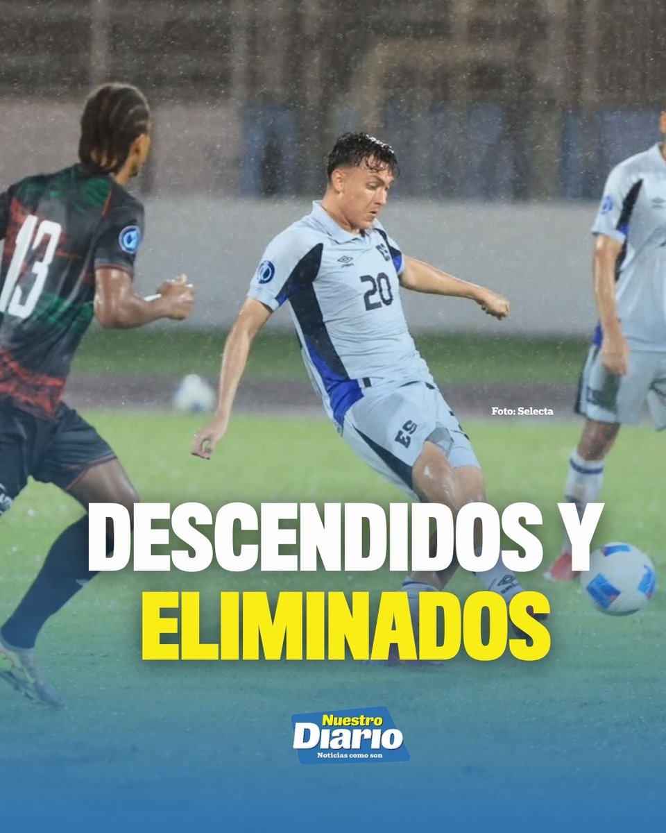 ¡BAJAN A LA LIGA B! ❌️🇸🇻😰 Martinica y El Salvador empataron 1-1 en la última jornada y ambos se quedaron sin opciones de clasificar a cuartos de la Liga d…