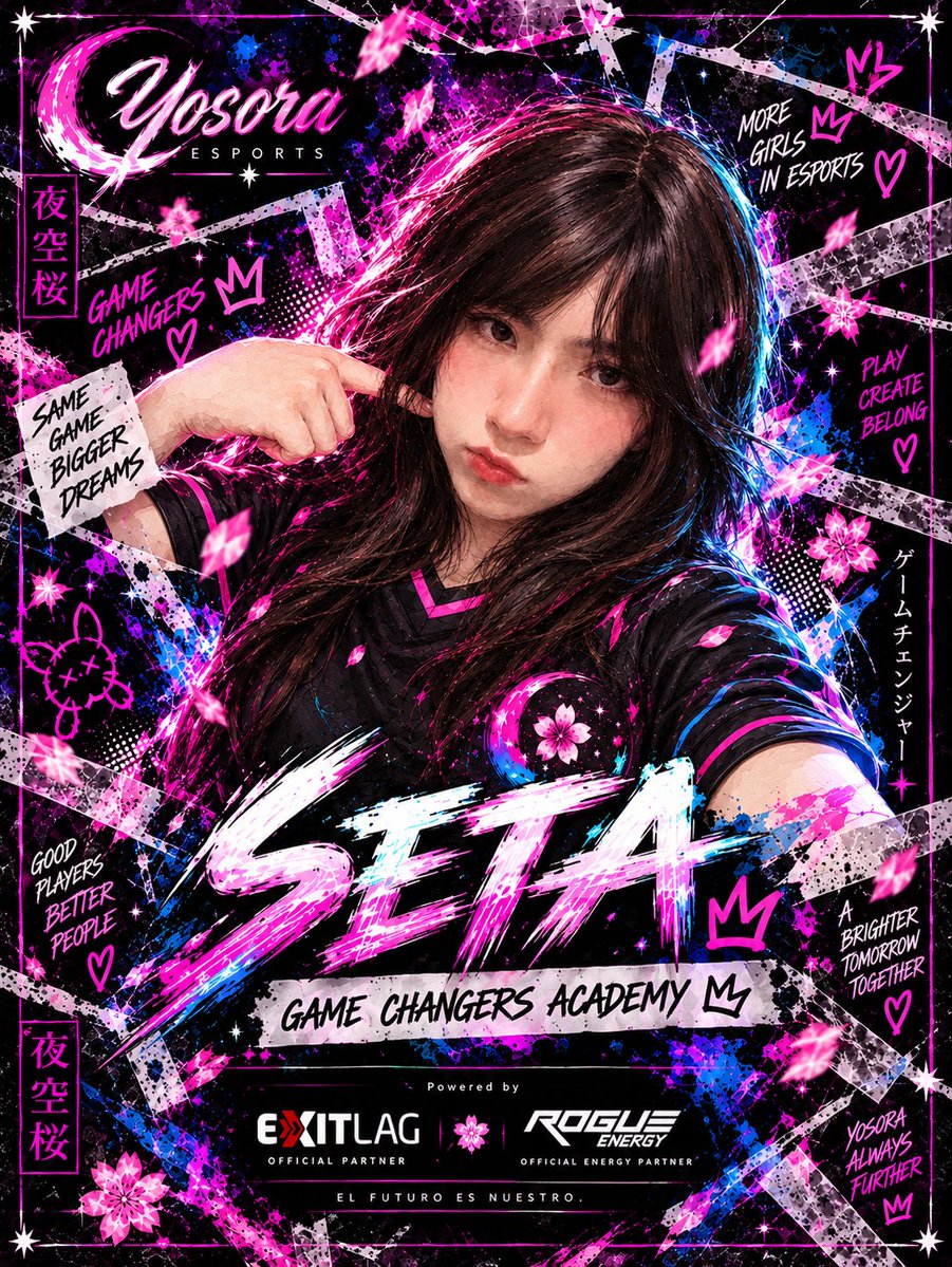 YOSORA_Esports's tweet photo. Le damos la bienvenida oficial a @Setari_Owo a la familia de Yosora Esports. Talento, ganas de crecer y toda la actitud para romperla en la escena competitiva. ⚔️🌌

#YosoraEsports #Valorant #GameChangers #academy https://t.co/SKpycGI5KW