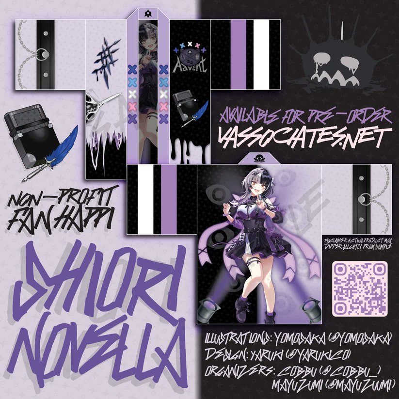 vAssociates_'s tweet photo. Hiya Darlings and Novelites! After so many requests to rerun these Happis, we will be rerunning the Nerissa and Shiori unofficial Fan Happis from 10/5 - 10/23! Hope to see all of the Jailbirds and Novelites repping their oshi at future events!

#RissaLIVE #ShiorinOnAir https://t.co/S57HJnDI06