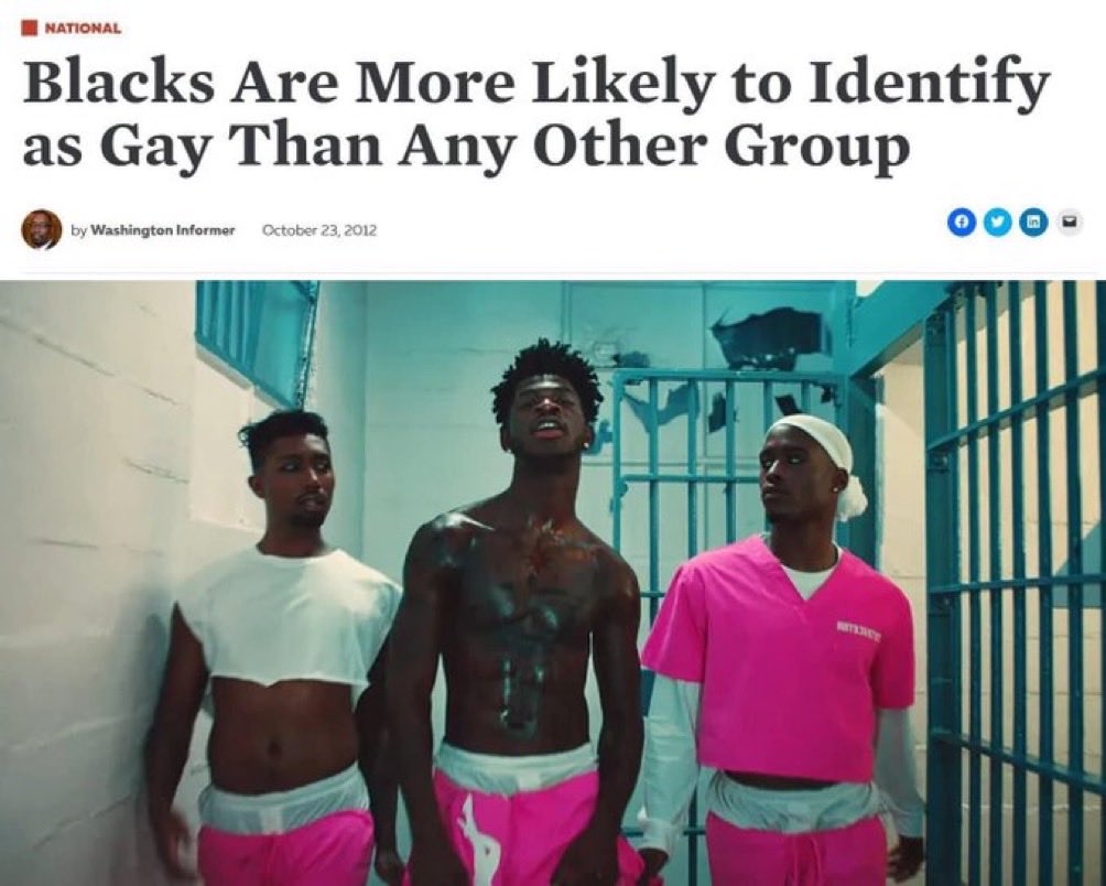 DatSaltyCracka's tweet photo. @Wusspoppin84 @AsiaticLio Black men only want white dudes. They are literally all gay. This is why you always see them with a fat manly white bitch or cuck couple. They are literally are homo! https://t.co/vikDn9zLVS