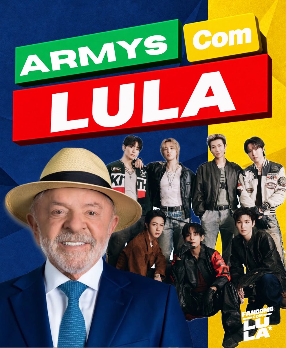 acervobangtan7's tweet photo. Dia 25 de outubro é 13, RUMO AO 2° TURNO! 

ARMYs, reforçamos nosso apoio ao Lula nesse segundo turno e a importância do voto. Não deixem de votar pela democracia e pelos direitos de todos!❤️⭐️

#FandomsComLula #EleNão https://t.co/AiB7bjSw65