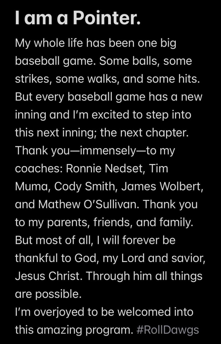 NickSievert_'s tweet photo. Ready for the next steps.
Fully committed.
๐ฃ๐ก๐ฃ๐ก๐ฃ๐ก
#RollDawgs
@MidwestHalos @LasersBaseball https://t.co/JbaDoAFiEK