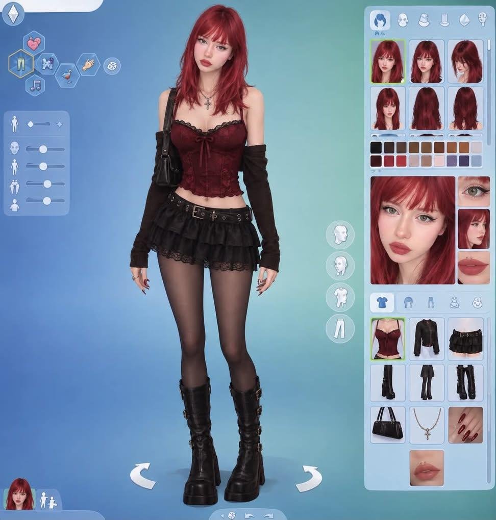 dablxmen's tweet photo. bayildimm

PROMPT :

Using all the information you know about me, make me a SIMS character. Using the uploaded photo as the reference for my face and appearance, create a full-body “The Sims Create-a-Sim” style character profile screen. Keep my face clearly recognizable and accurate to the photo, including my real eye color, hair color, facial features, skin tone, piercings/tattoos, and general appearance.