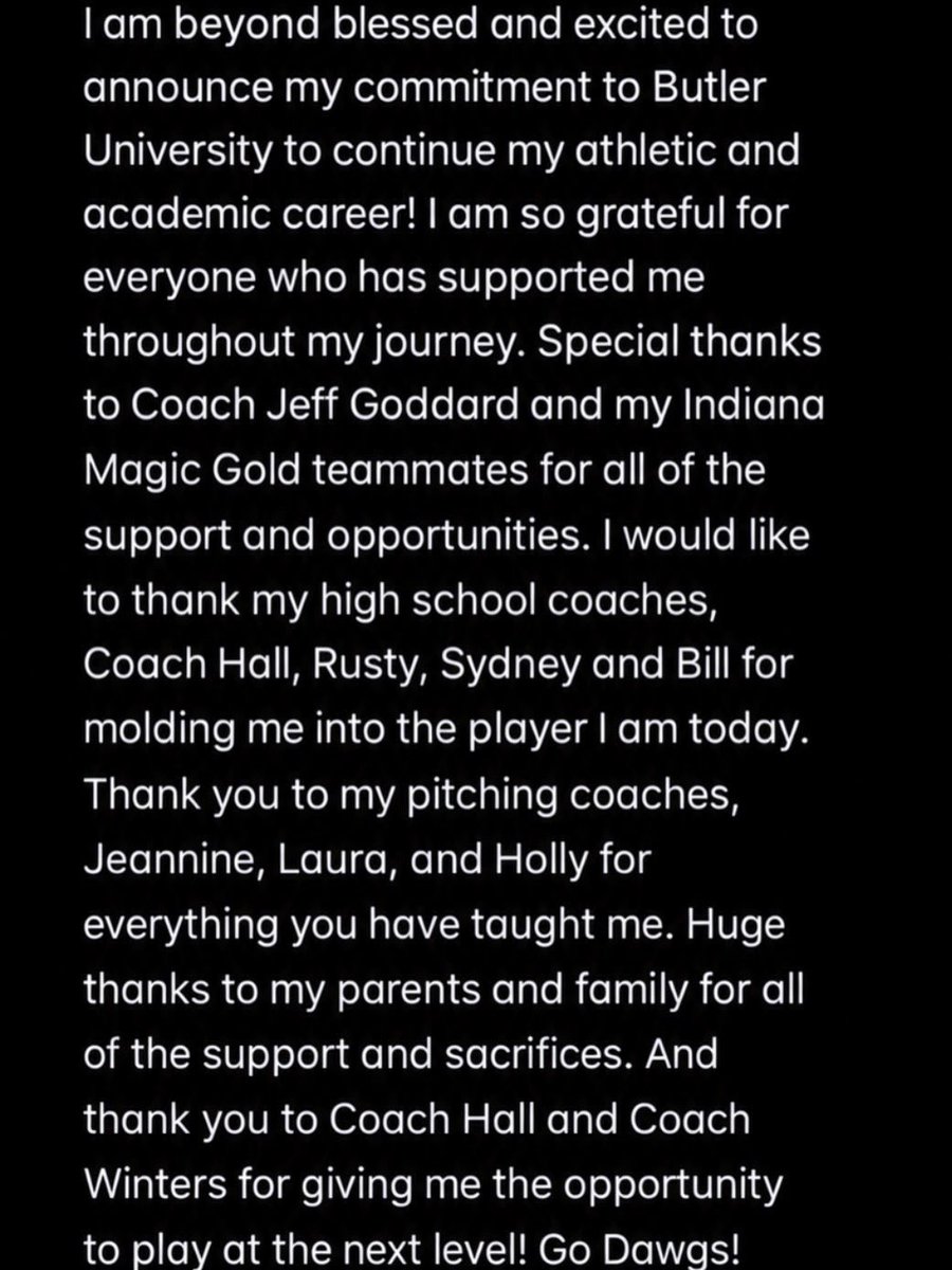 katedrury09's tweet photo. Committed! Go Dawgs!! 🐾🩶 @IMG08BenGod @MCHS__SB @rothrock03 @HollyTuckerVan1 @ButlerSoftball @BUsoftballcoach @CoachMalWinters @LineDsoftball @jagoddard https://t.co/gqgJYLsktf