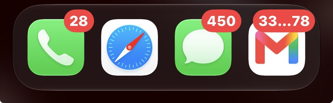 ArgylePromotion's tweet photo. @EcomVictor Mine just shows “…” now and not the whole number. Maybe I’ll hit 400k this year. “Please be patient and I’ll get back to you when I get to your email!” Lol https://t.co/6Af2DrRB2D