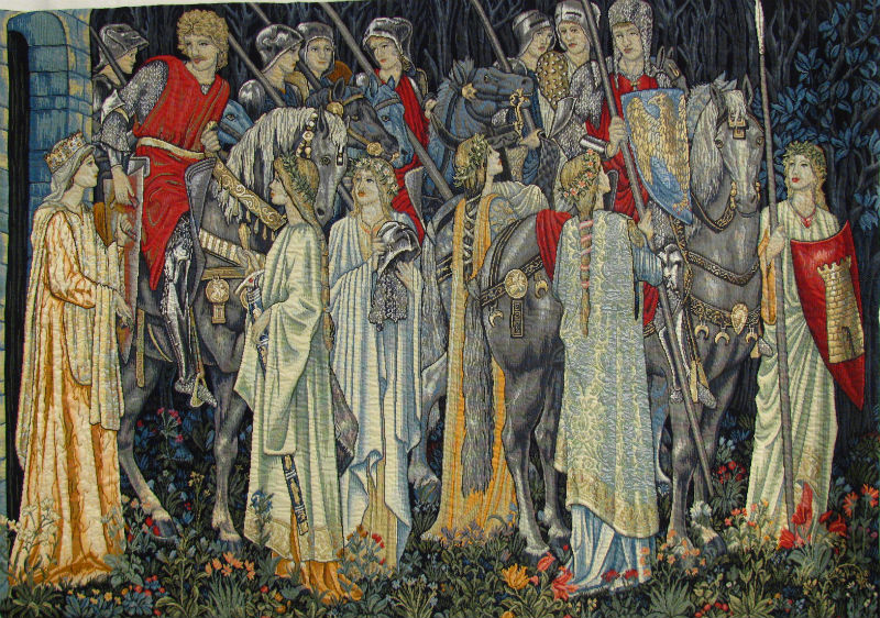 ChivalryGuild's tweet photo. The Grail Quest Begins 
by Edward Burne-Jones https://t.co/Bydp6BR4G5