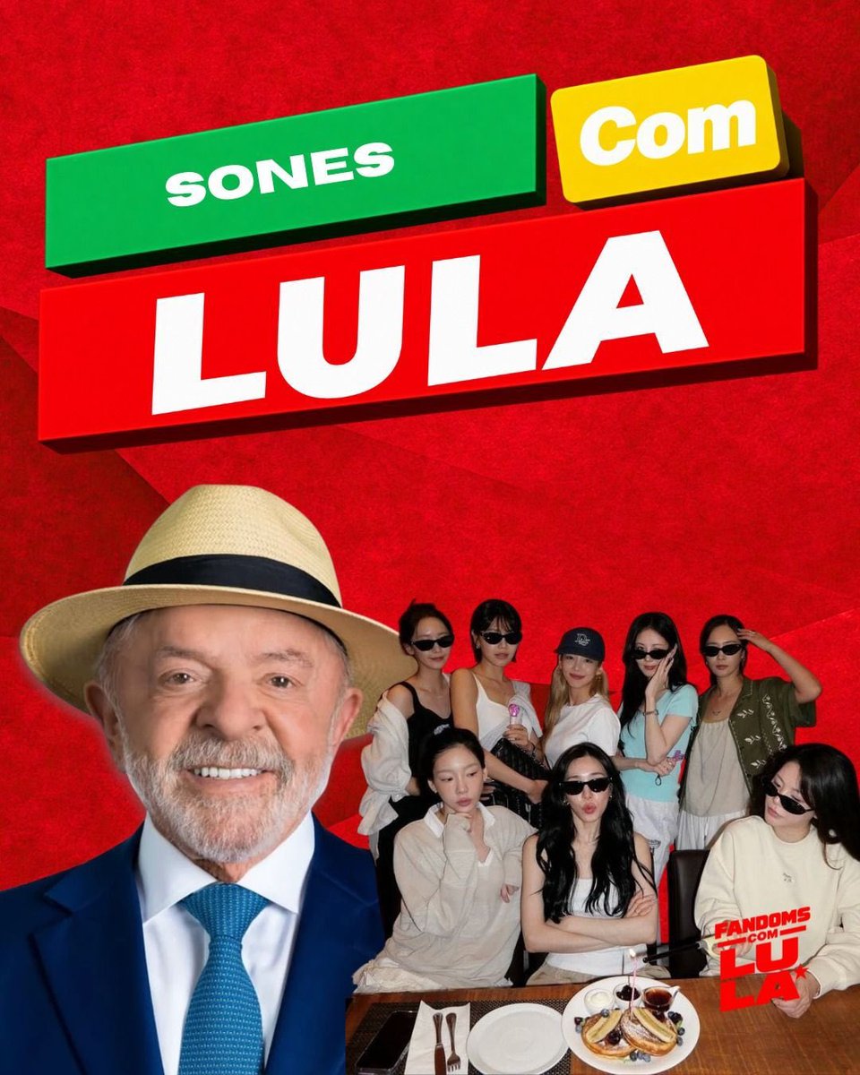 acervysoshis's tweet photo. Os SONES estão com Lula! 

Seguimos juntos, defendendo um Brasil mais justo para todos. #FandomsComLula 

O SEGUNDO TURNO É LULA! ⭐️❤️ https://t.co/QcTlB0sNp7
