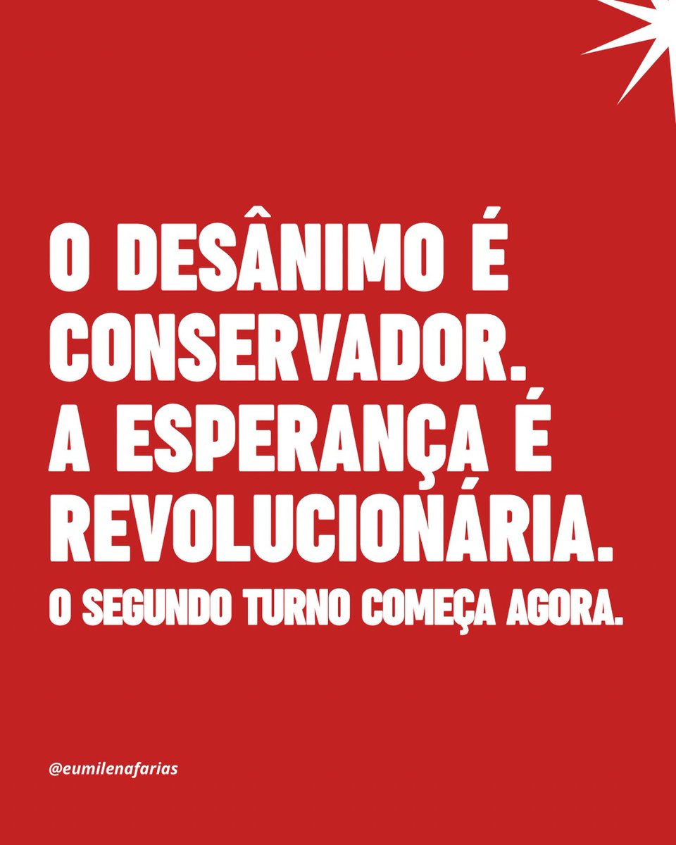 Rogeriononatosa's tweet photo. 🚩🚩BOA NOITE PETISTAS, LULISTAS É ESQUERDISTAS!
O jogo so acaba quando o juiz apita, ainda tem jogo. 

NÃO FALTEM NO SEGUNDO TURNO https://t.co/2acCLT7Ptr