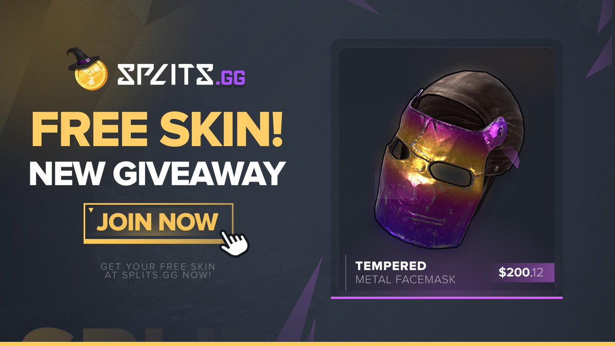 Splitzdotgg's tweet photo. Tempered Mask GW ($200) 🔥

Winner picked in 7 days

Like + retweet to join 🎁 https://t.co/gZJaCOGFRR