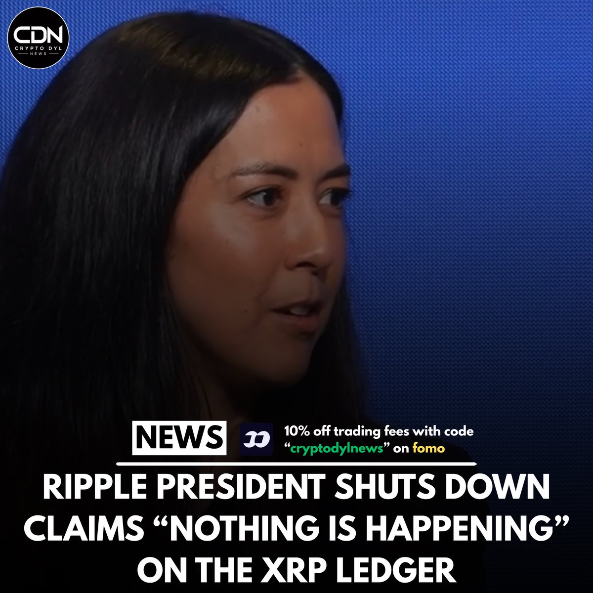 cryptodylnews's tweet photo. 🔔 @RIPPLE PRESIDENT @MonicaLongSF SHUTS DOWN CLAIMS “NOTHING IS HAPPENING” ON THE ripple:native LEDGER 

Ripple President Monica Long pushed back on claims that there’s “nothing going on” with the XRP Ledger, highlighting a growing ecosystem spanning DeFi, wallets, tokenization, banking and real-world assets.

She pointed to names including First Ledger, Doppler Finance, Xaman, Flare, Braza Bank, Justoken, Aviva and DBS, while noting that real-world assets on the ledger reportedly surged from roughly $100 million to $2.5 billion in just one year.

Long later headlined XRP Seoul, putting even more attention on the expanding institutional and developer activity surrounding XRPL.