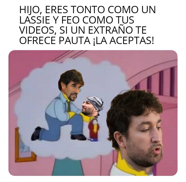 Alfonsyl's tweet photo. @Polificcion Pero lo impactante es ver al hijobobo Verajr disq de gran cineasta a experto político jaaaaa 
Lo q hace la pauta https://t.co/WxvV9KESOM