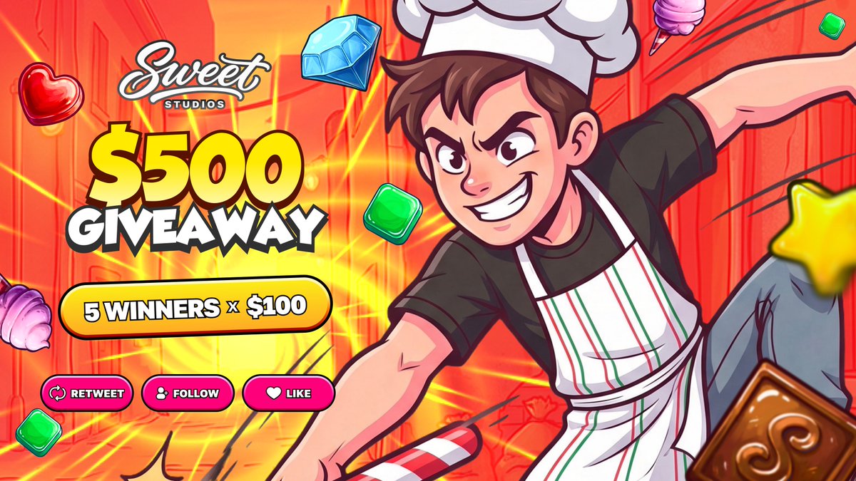 TactBets's tweet photo. We just submitted our first game for @PlaySweetStudio... 

To celebrate we are giving away $500 to 5 winners who

➡️ Follows @PlaySweetStudio &amp; @TactBets 
➡️ Like &amp; Retweet this post!
➡️ Comment their @Stake username!

Stay tuned for the release! 👀🤑 https://t.co/BfLtjpZuFx