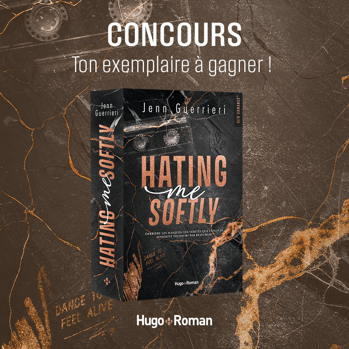 Booknode's tweet photo. [HUGO ROMAN] 3 chapitres à lire, 3 affirmations fausses à retrouver… et un exemplaire à gagner ! 🎁
À l’occasion de la sortie de Hating Me Softly, de Jenn Guerrieri, on vous offre votre exemplaire ! 
Découvrez les premiers chapitres de l’histoire entre Seth et Estela , remplissez le formulaire et participez au tirage au sort. Les https://t.co/lgsZ4G3gdA seront https://t.co/jRprLsLqDi le 16 octobre et recevront leur exemplaire à sa sortie.Derrière les masques, les vérités que l’on fuit finissent toujours par resurgir… 
Bonne lecture. 👀
Les 3 premiers chapitres : 
https://t.co/5gYgO1upsg