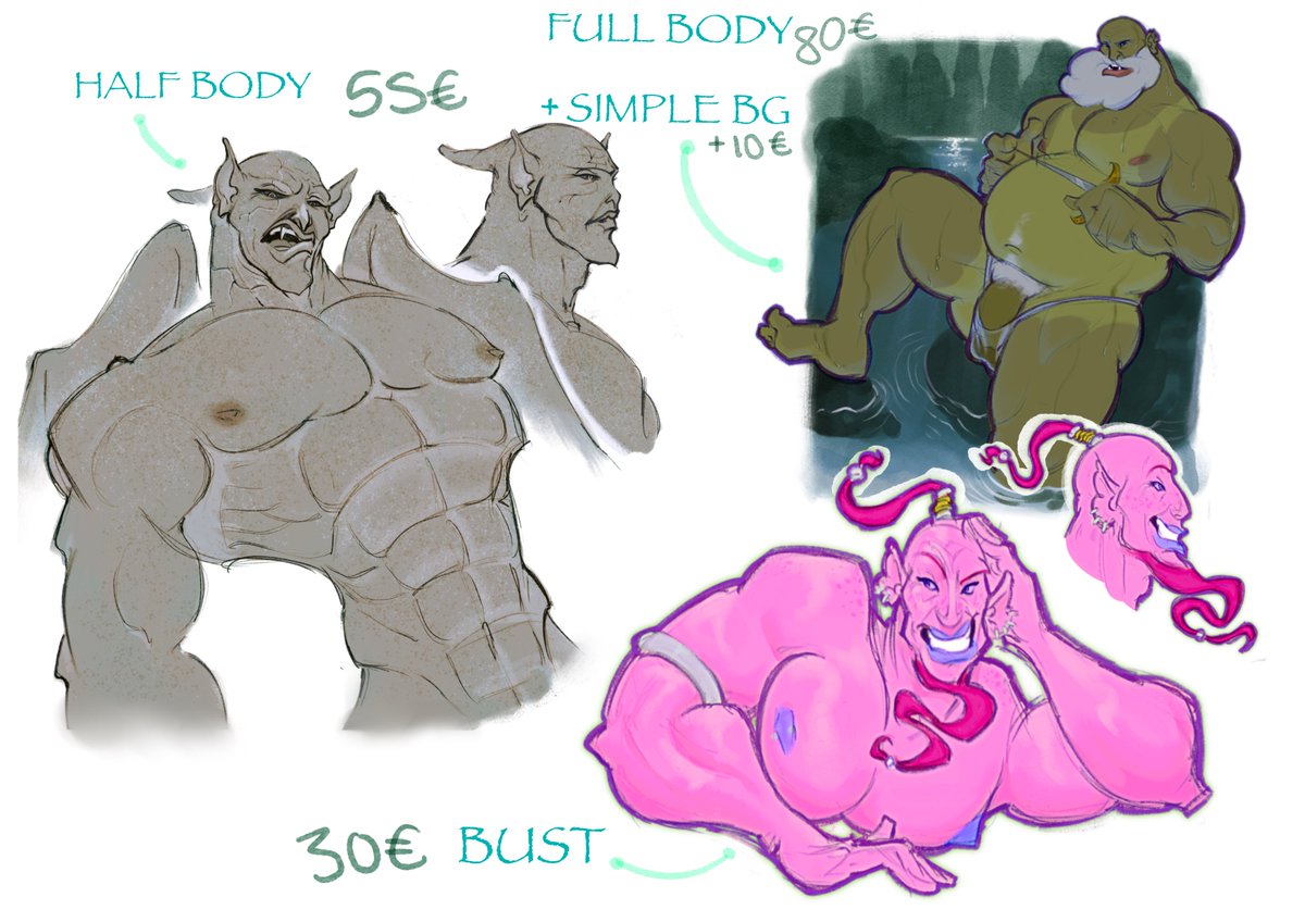 Crocowf's tweet photo. Commission price sheet ⤵️

Dm for any questions💘
#commissionㅤ #nsfw https://t.co/c0UxjhL6YU